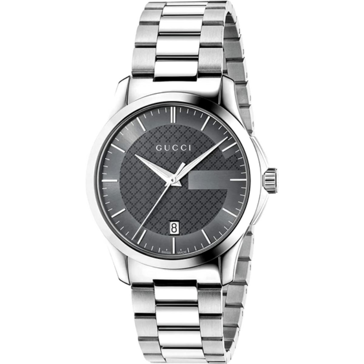 G-Timeless Uhr mit Strukturzifferblatt
