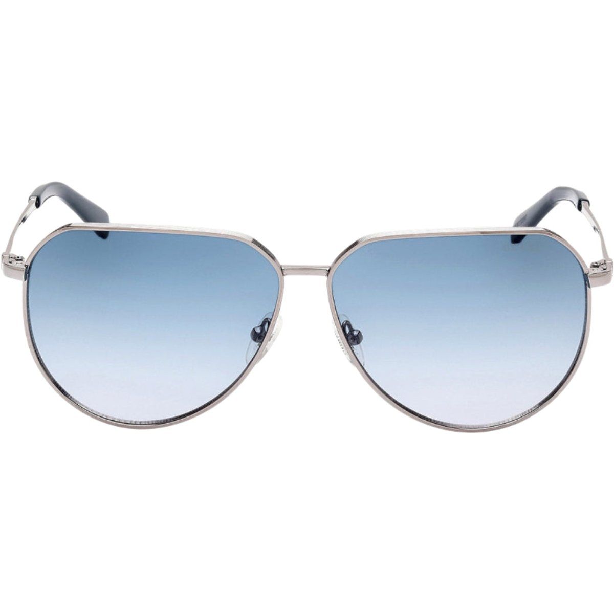 Oversized-Aviator-Brille mit Verlaufsgläsern