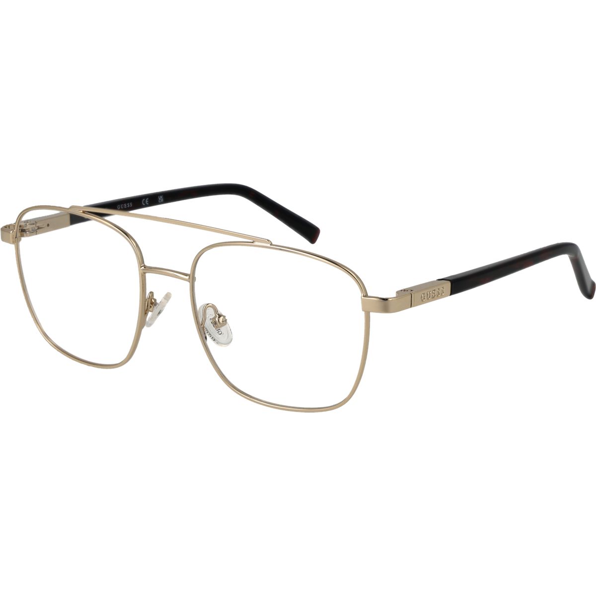 Quadratisches Brillengestell im Aviator-Stil