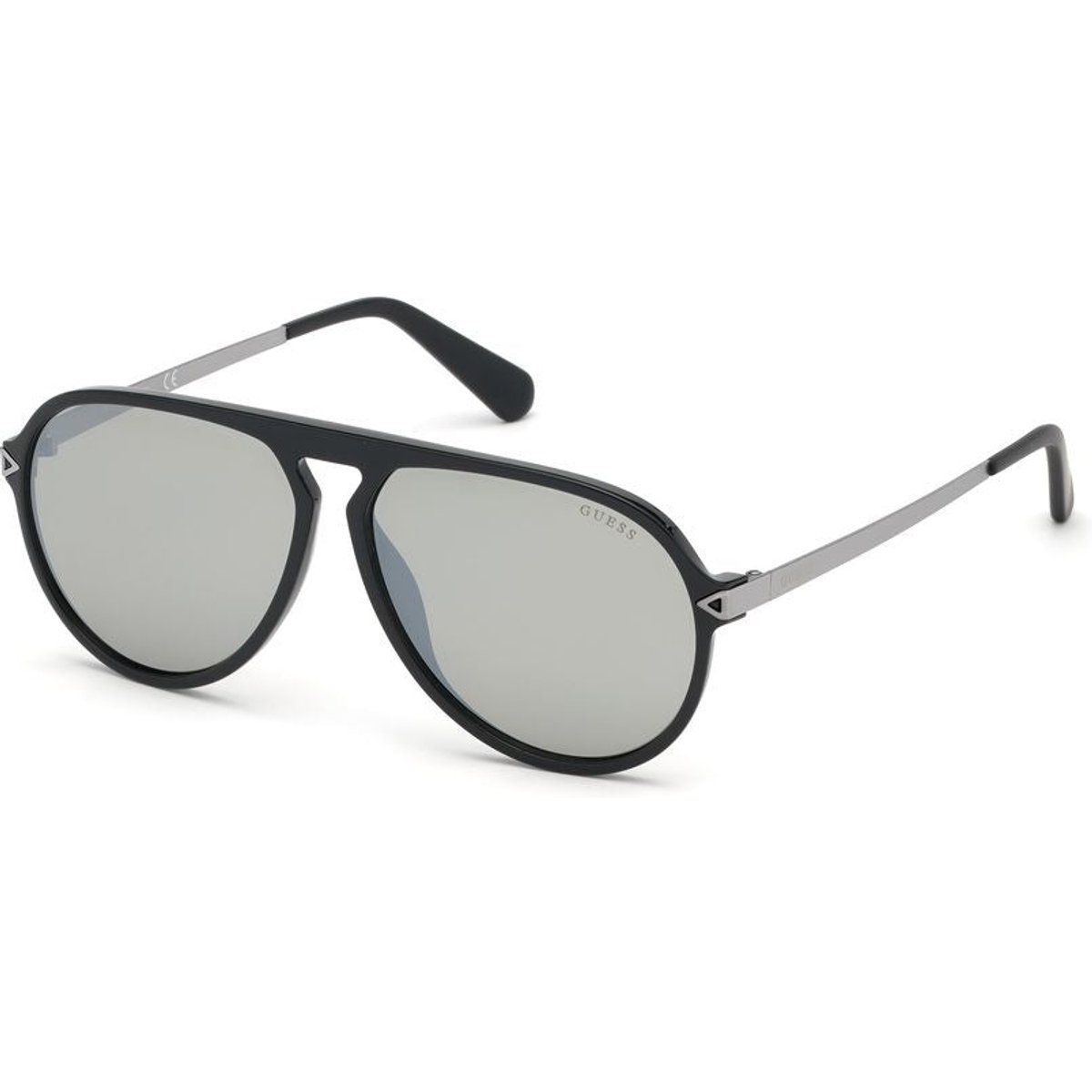Moderne Pilotenbrille mit verspiegelten Gläsern