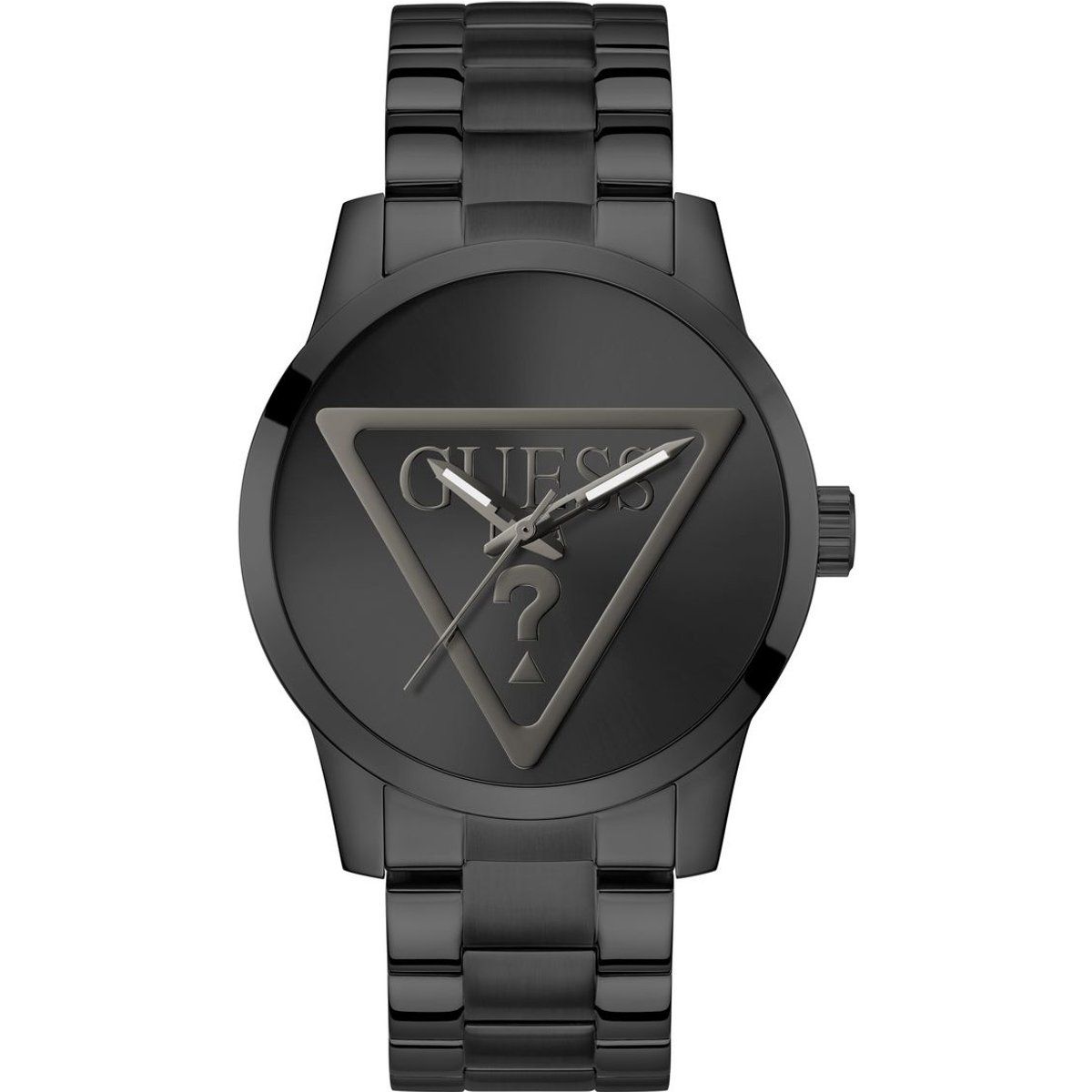 Minimalistische Logo-Badge Armbanduhr