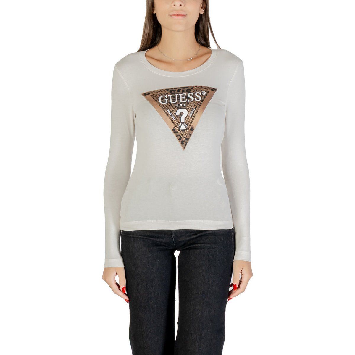 Langarmshirt mit Logo-Grafik