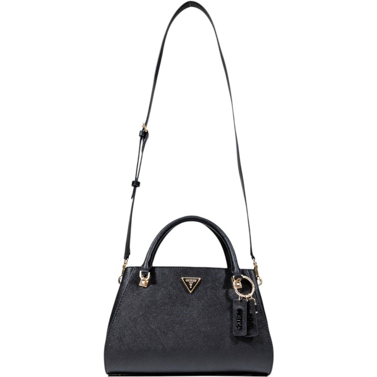 Trapeze-Henkeltasche mit Umhängeriemen
