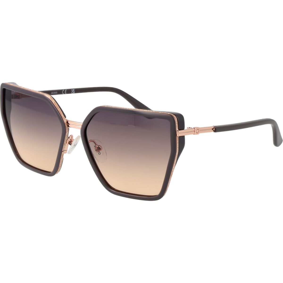 Geometrische Schmetterlingsbrille mit Verlaufsgläsern
