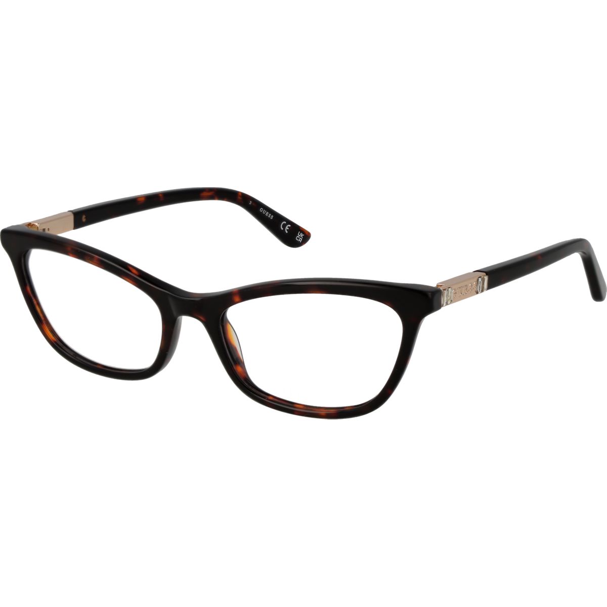 Klassische Katzenaugen-Brille in Schildpatt-Optik