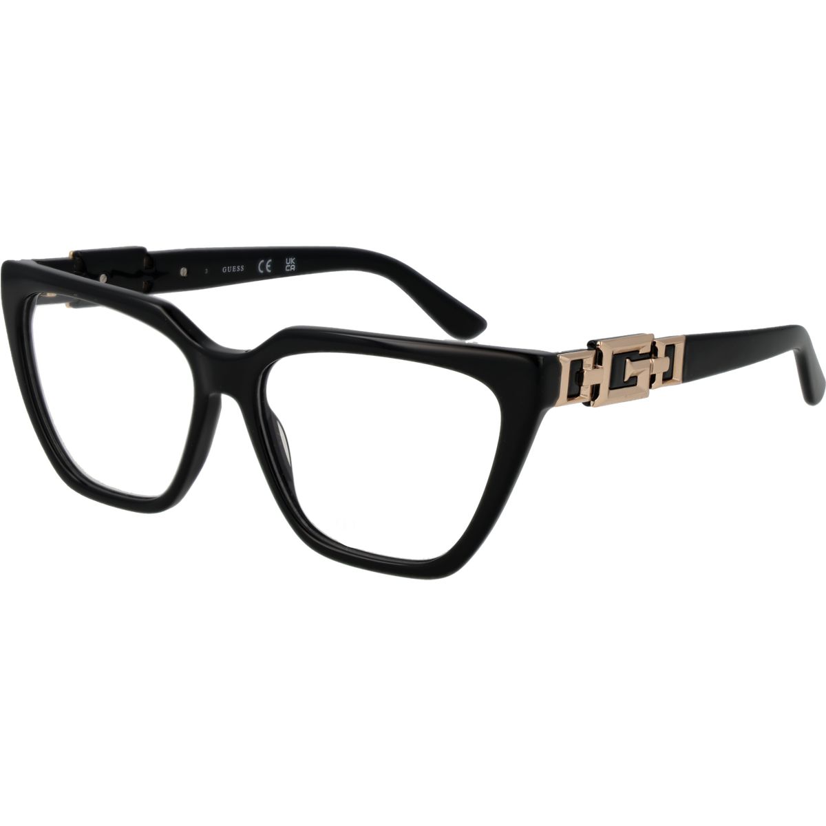 Schicke Cat-Eye mit Goldakzenten