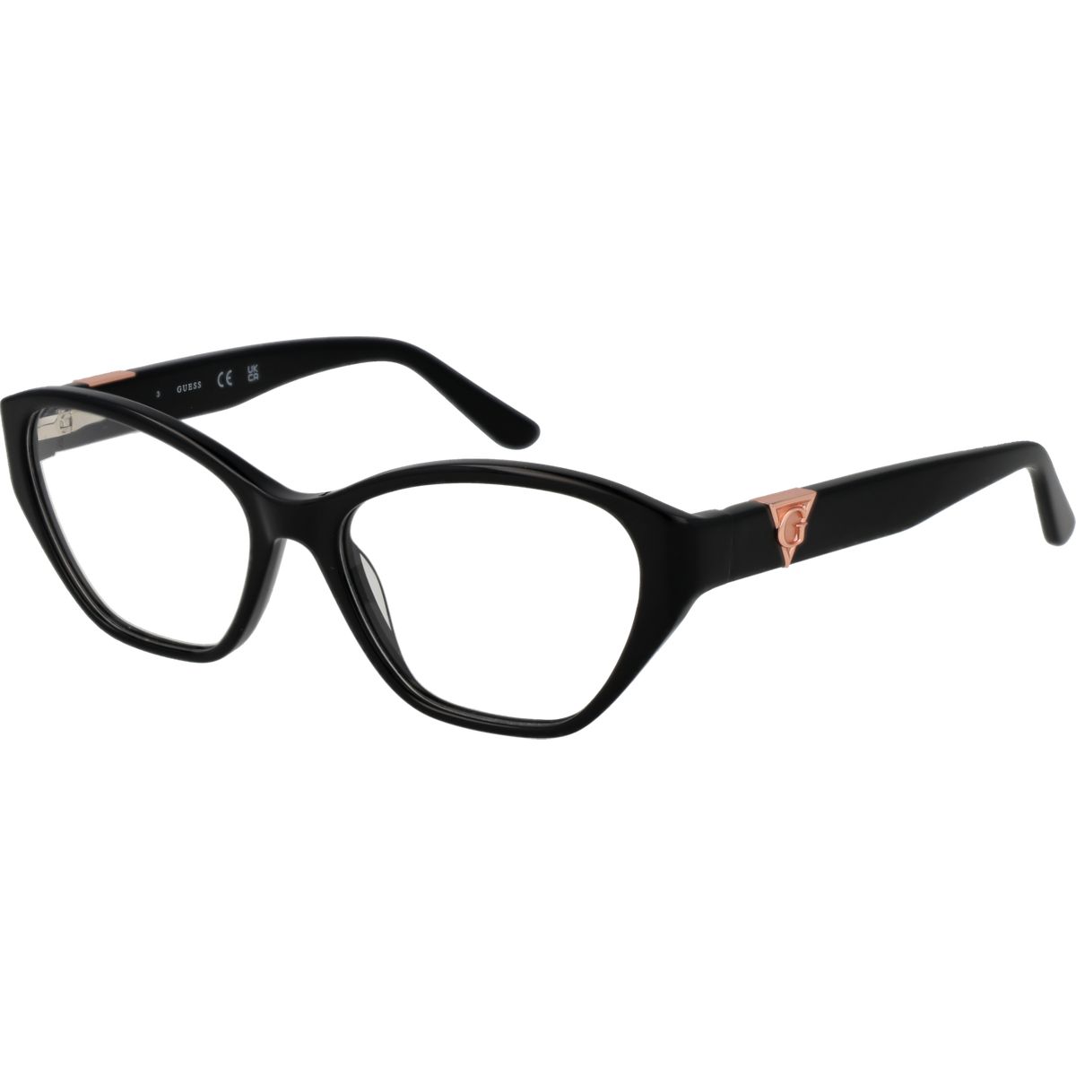 Elegante Brillenfassung in Katzenaugen-Optik