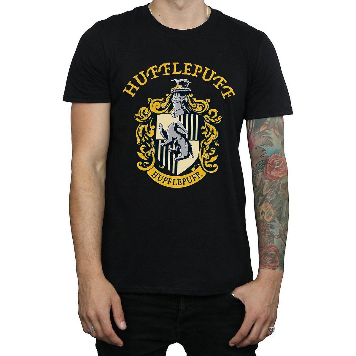 Hufflepuff Wappen Grafik T-Shirt