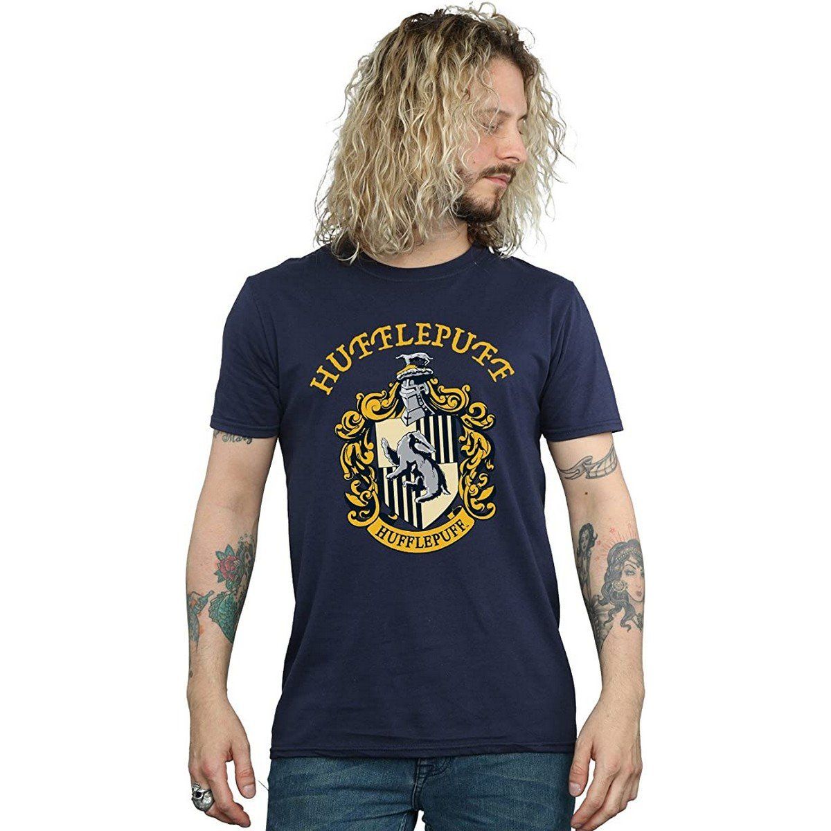 Hufflepuff Wappen Grafik-T-Shirt