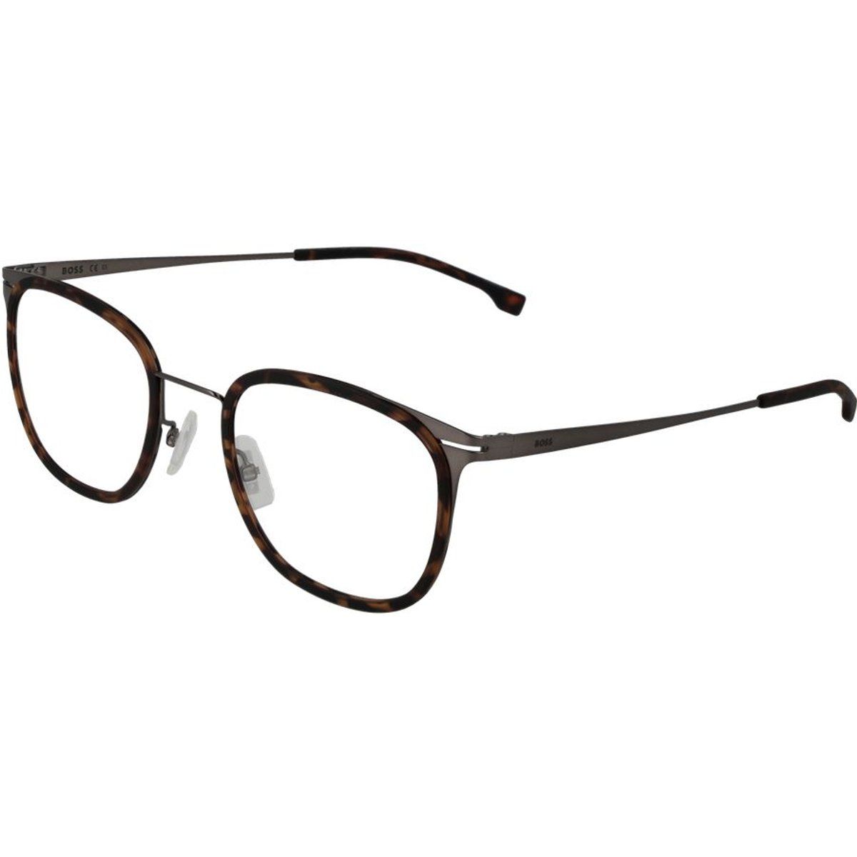 Moderne Runde Schildpatt-Brille