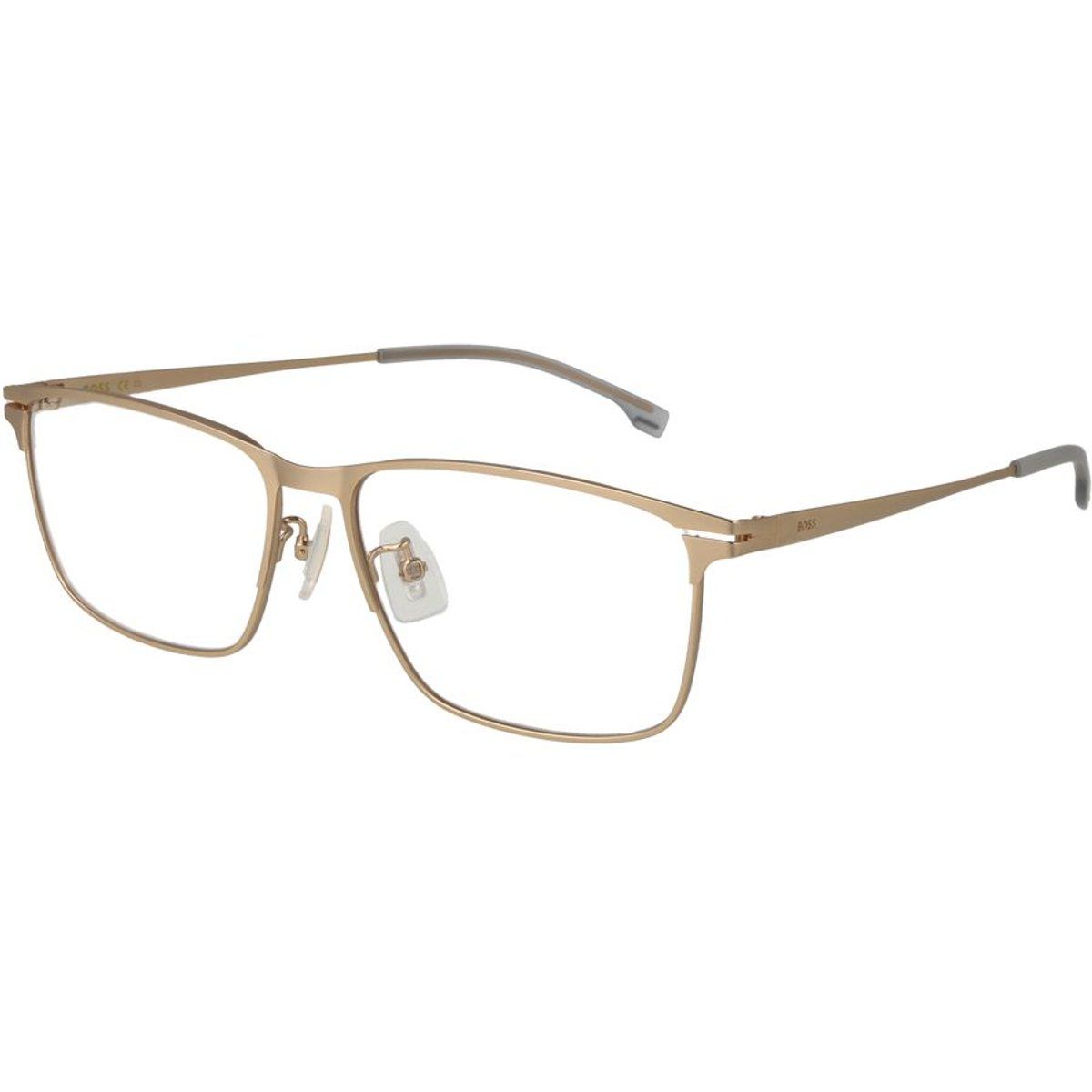 Schlanke Rechteckige Metallrahmen-Brille