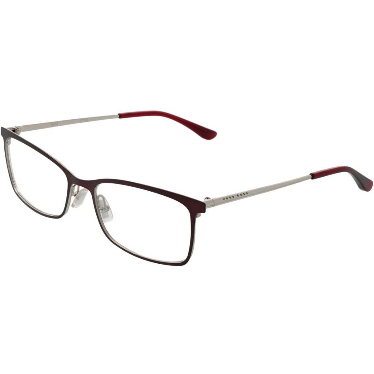 Elegante rechteckige Metallbrille
