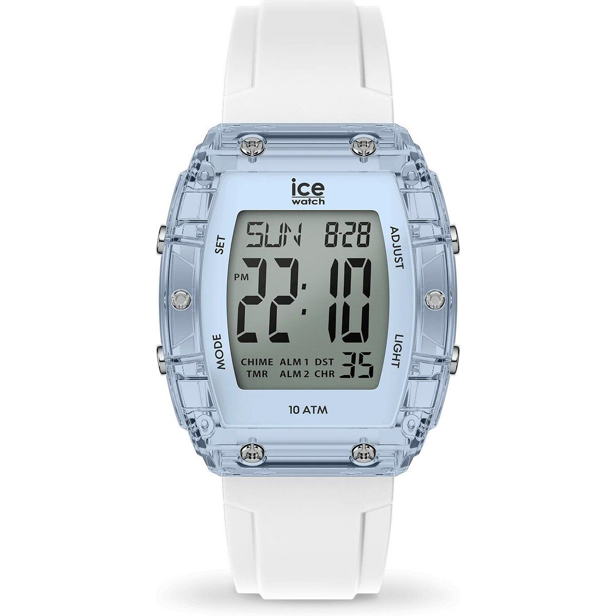 Moderne digitale Tonneau-Uhr