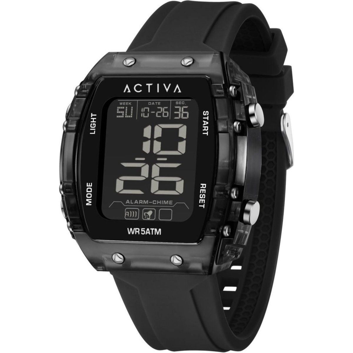 Digitale Sportuhr mit Silikonarmband