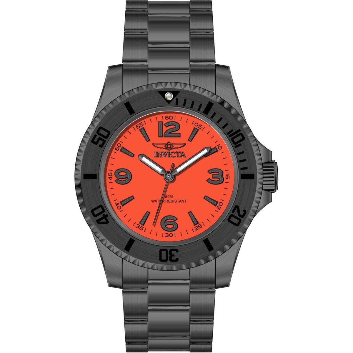 Präzise Quarz-Armbanduhr im Taucher-Stil