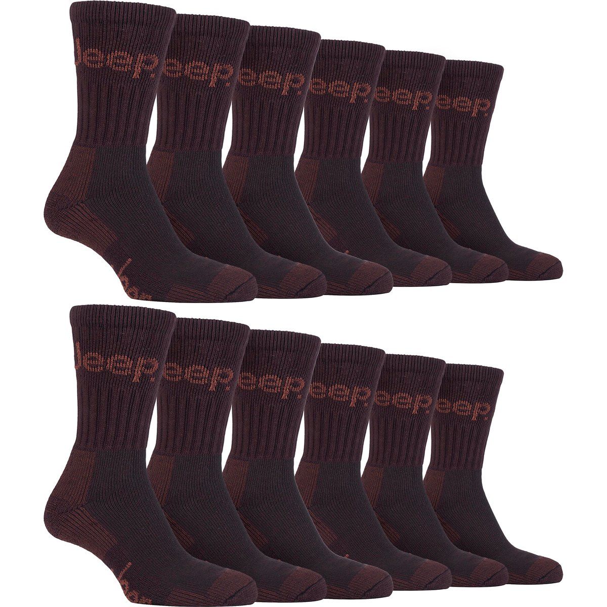 Luxuriöse gepolsterte Baumwoll-Wandersocken