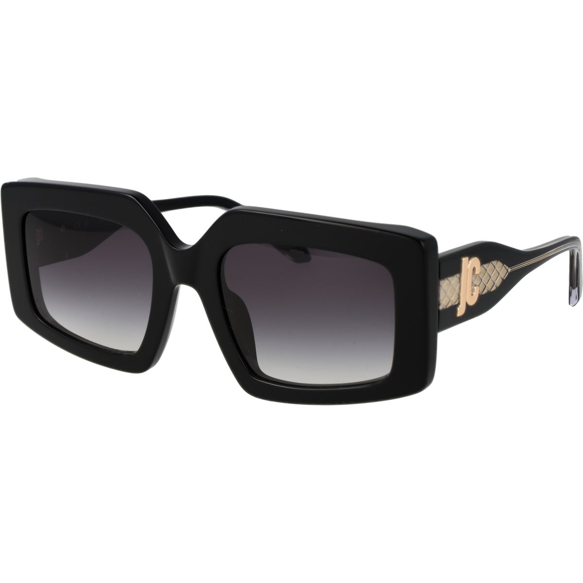 Übergroße rechteckige Sonnenbrille mit Logo