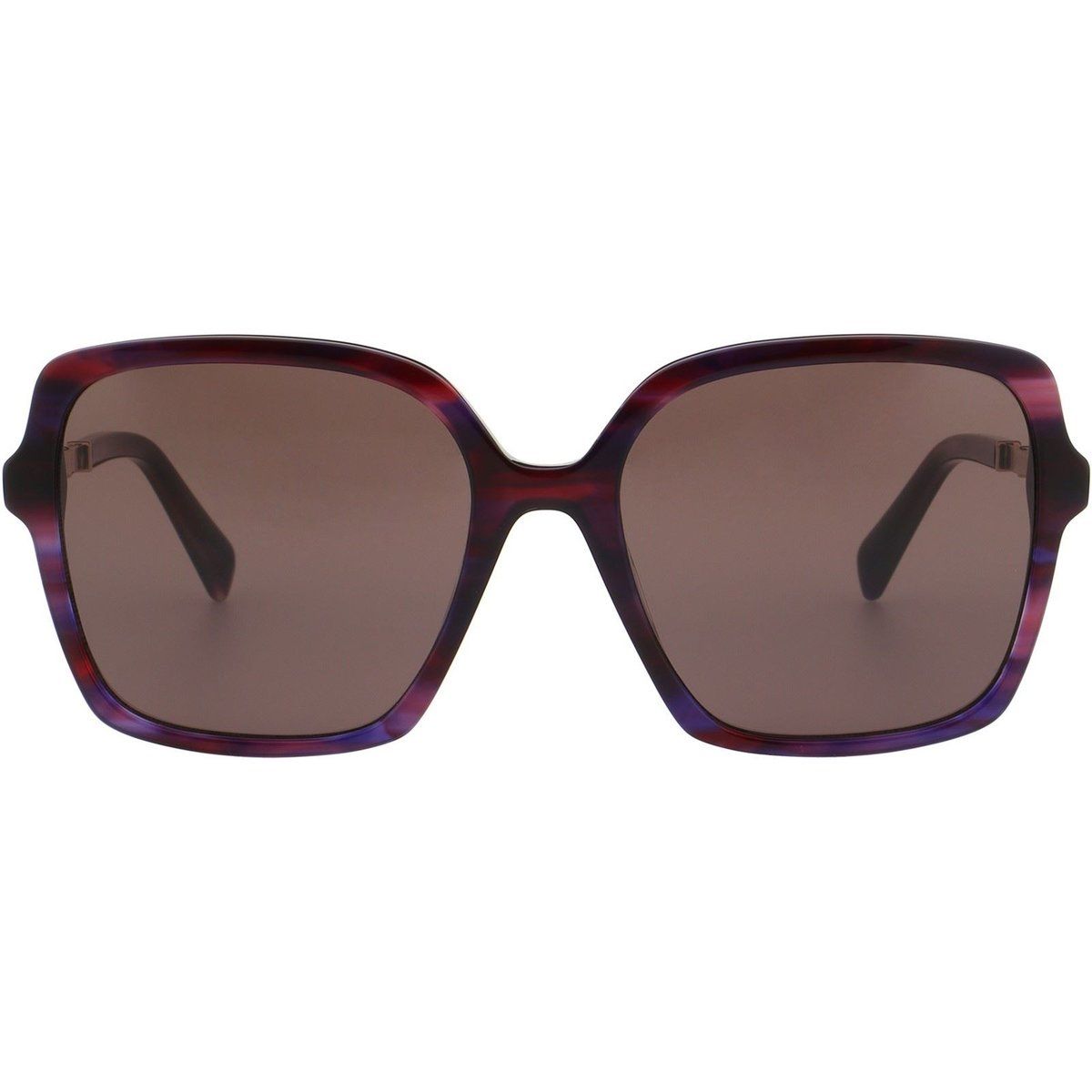 Übergroße Quadratische Schildpatt Sonnenbrille