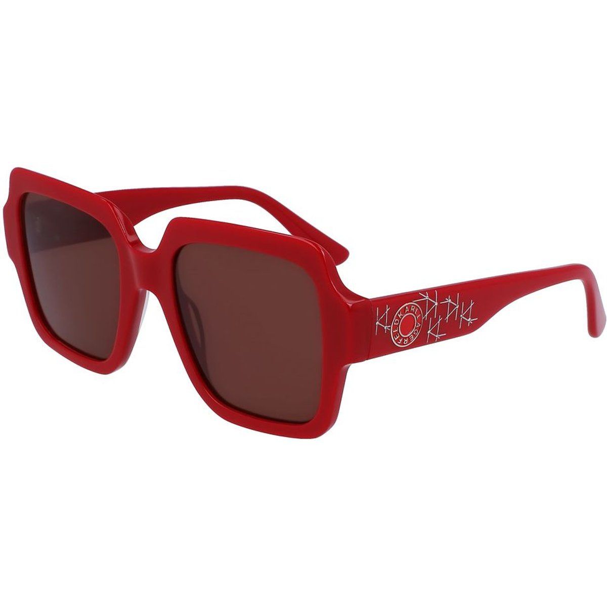 Übergroße quadratische Acetat-Sonnenbrille