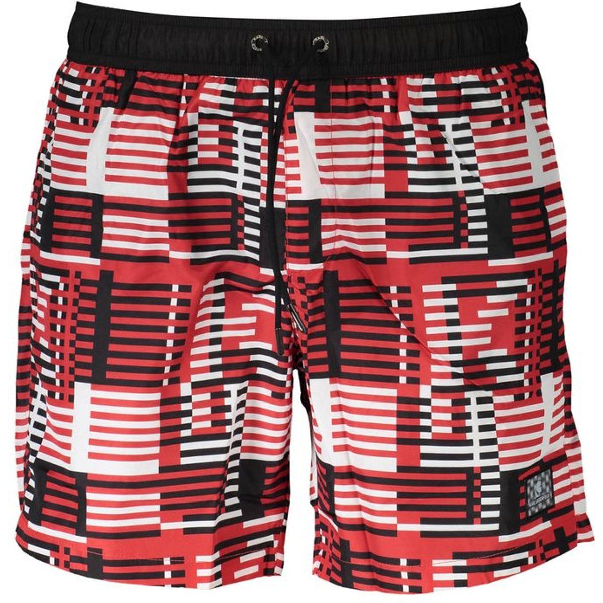 Badeshorts mit geometrischem Muster
