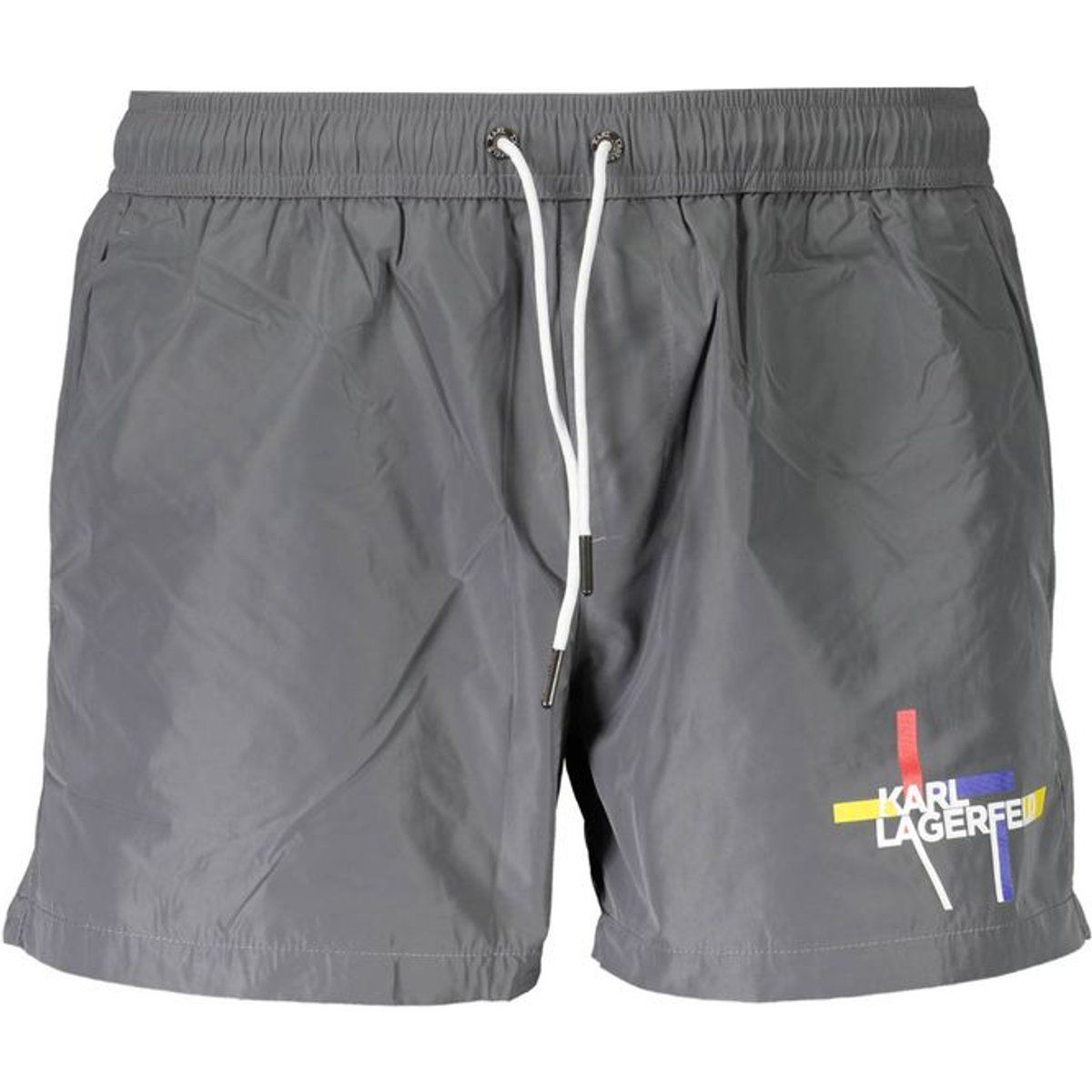 Schwimmshorts mit Grafik-Logo-Print