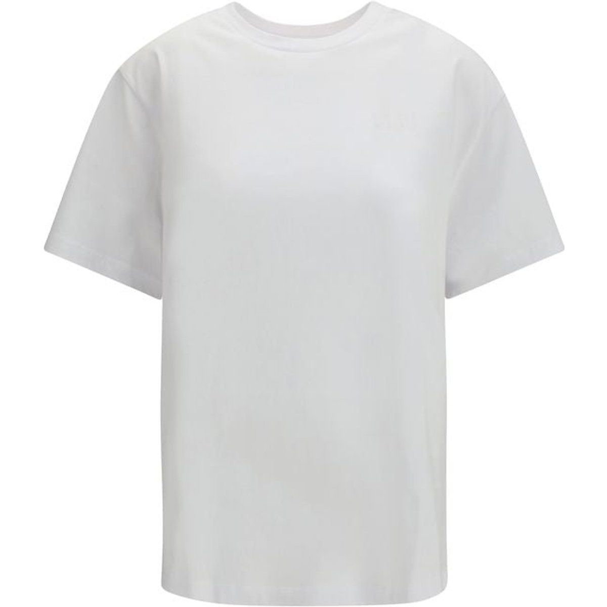 Oversized Baumwoll-T-Shirt mit Stickerei