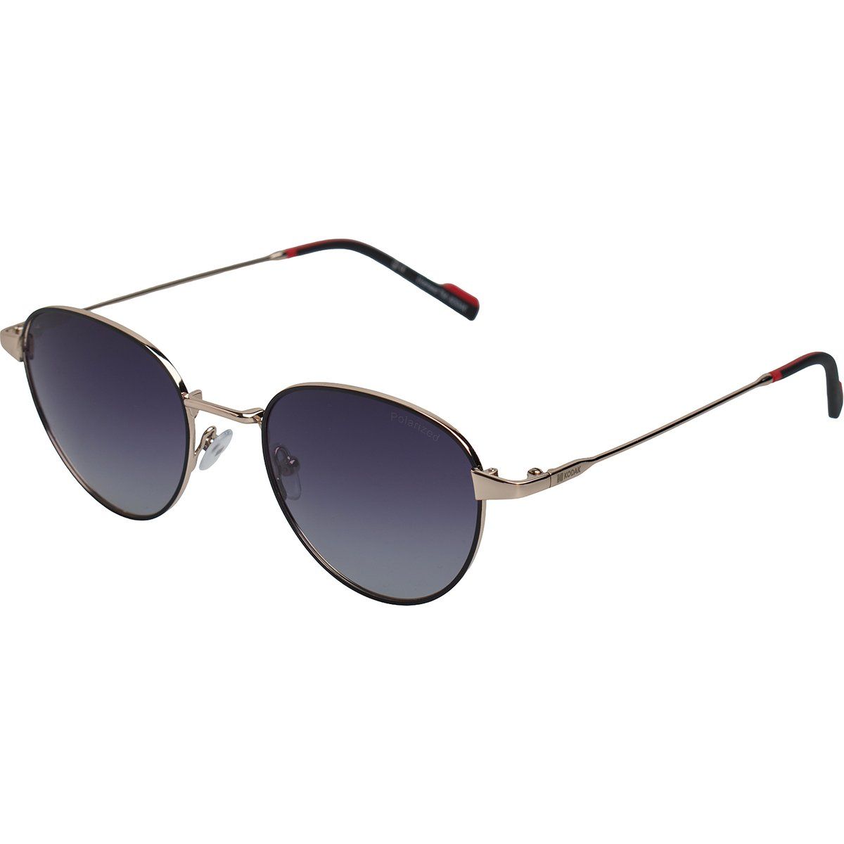 Retro Runde Polarisierte Metall-Sonnenbrille