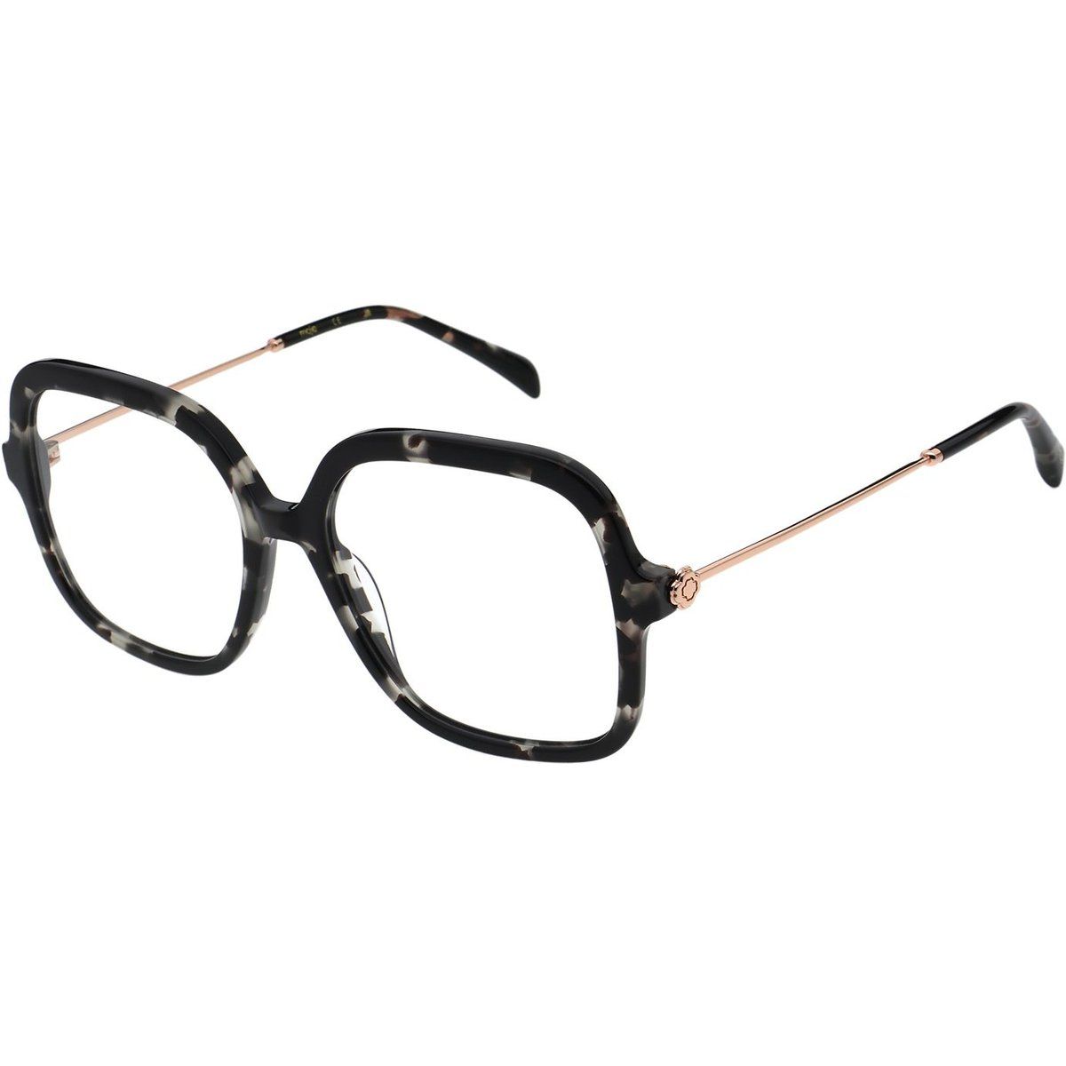 Elegante quadratische Oversize Brillenfassung