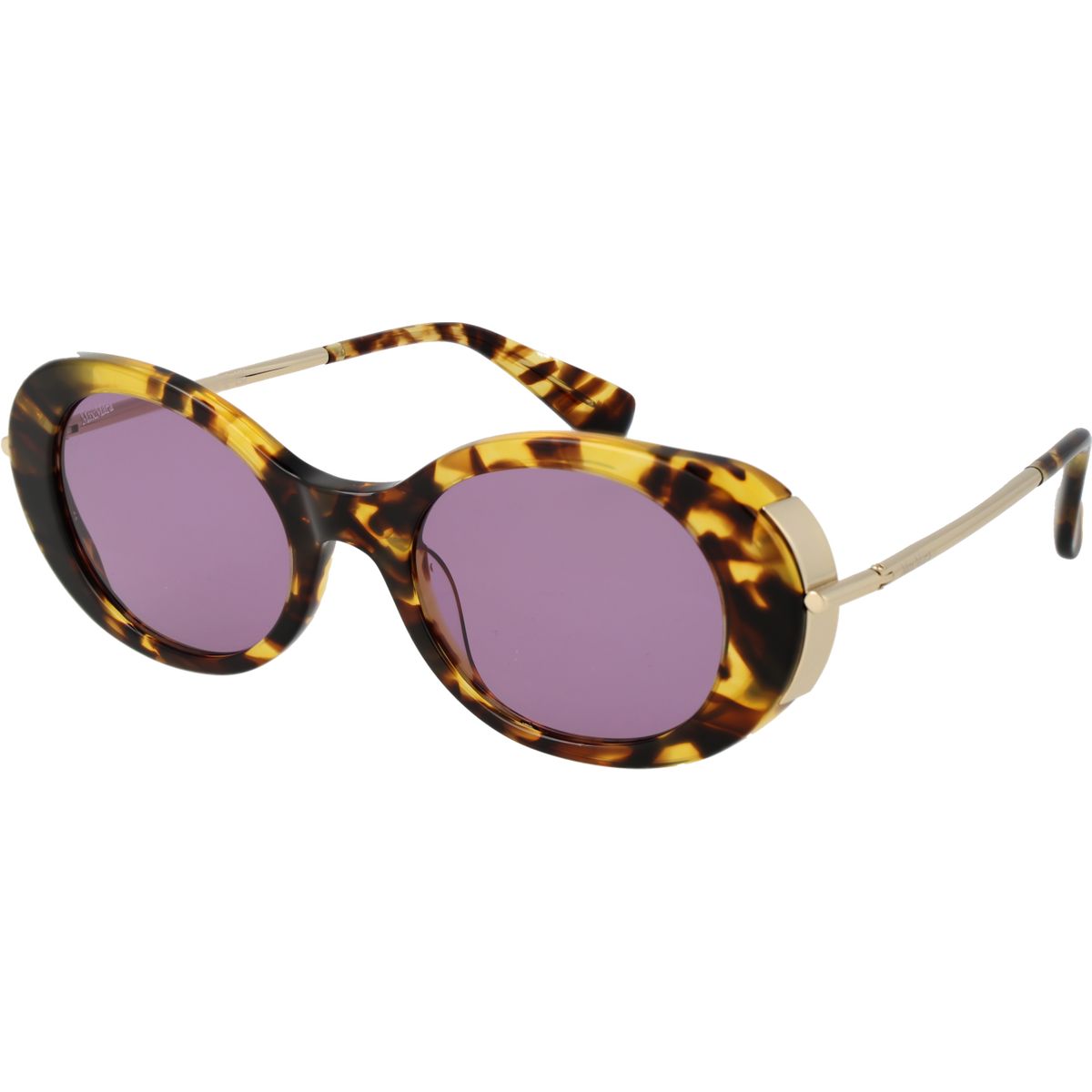 Ovale Brille in Hornoptik