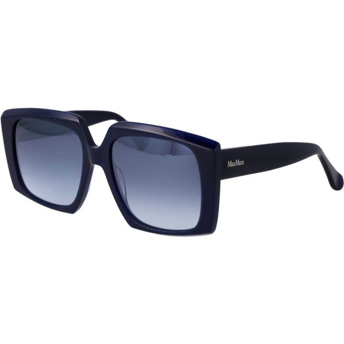 Markante rechteckige Sonnenbrille mit Farbverlauf
