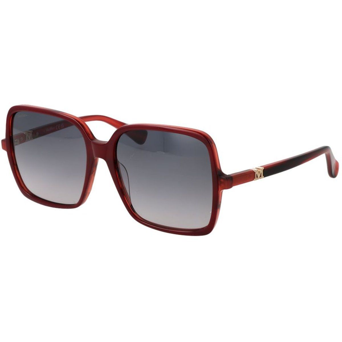 Quadratische Oversize-Sonnenbrille aus Acetat