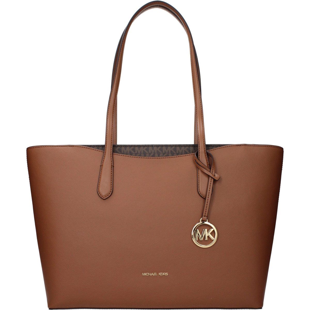 Klassische Strukturierte Leder Tote-Bag