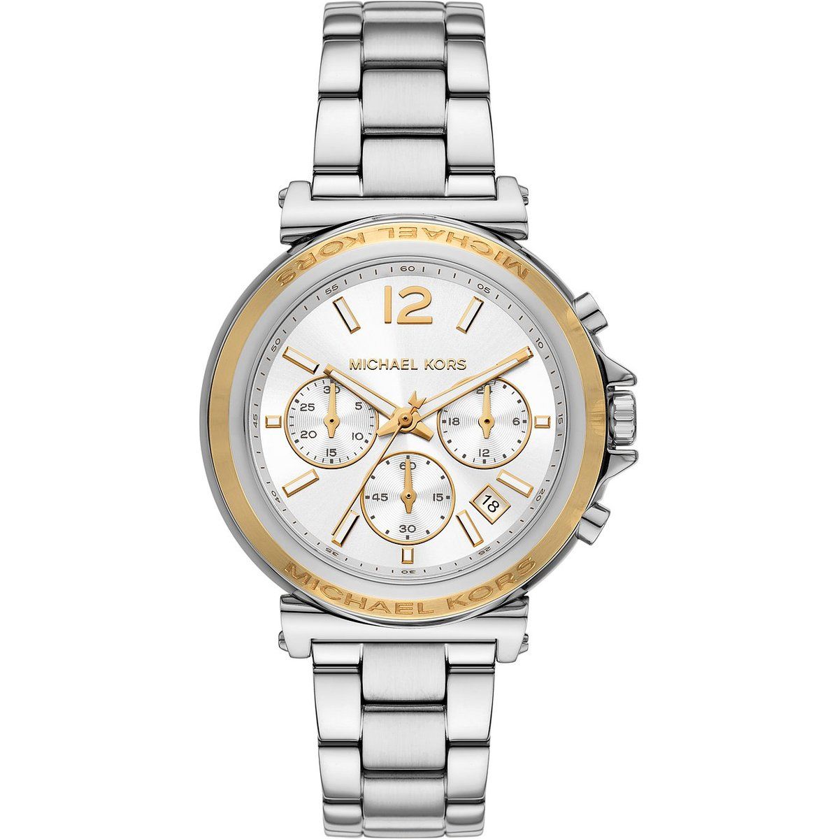 Maren Chronograph Armbanduhr aus Edelstahl