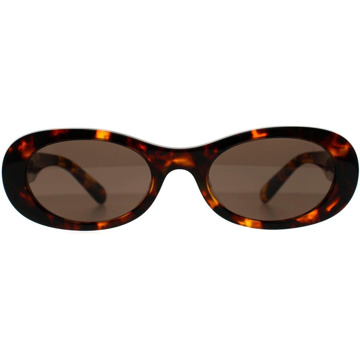 Skulpturale Ovale Retro-Sonnenbrille