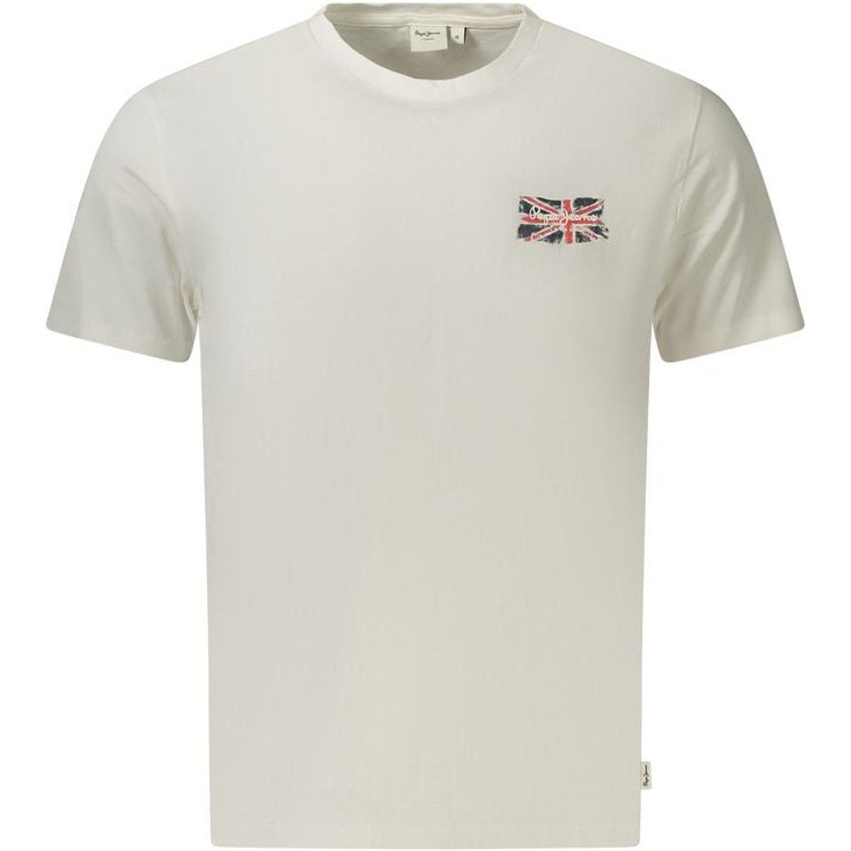 Baumwoll-T-Shirt mit Union-Jack-Logo