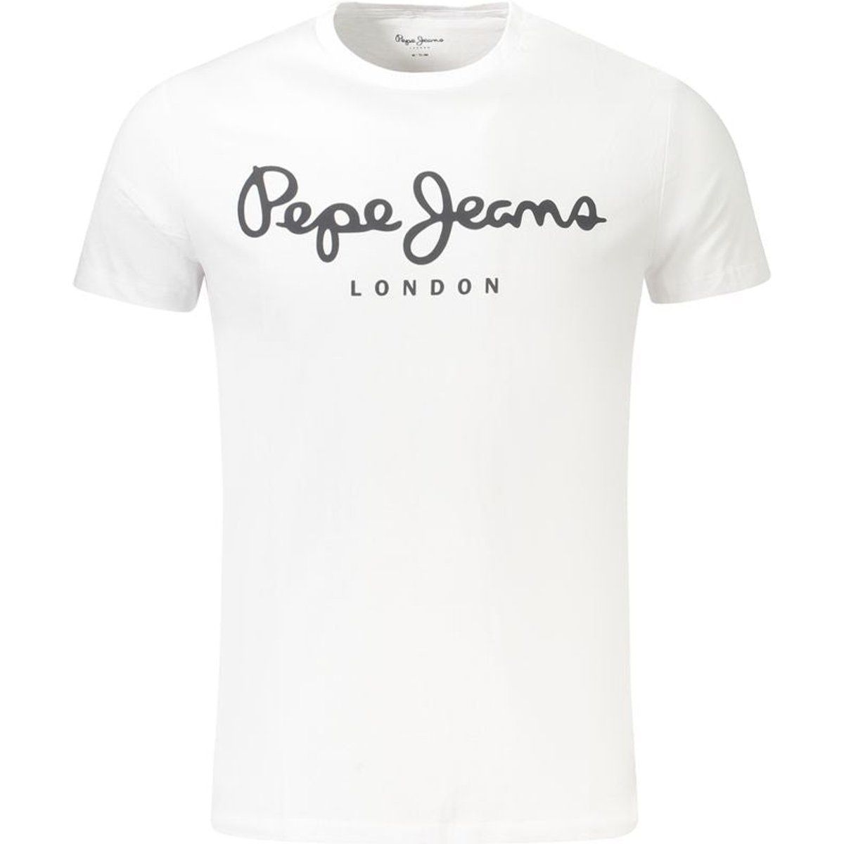 Klassisches T-Shirt mit Logo-Schriftzug