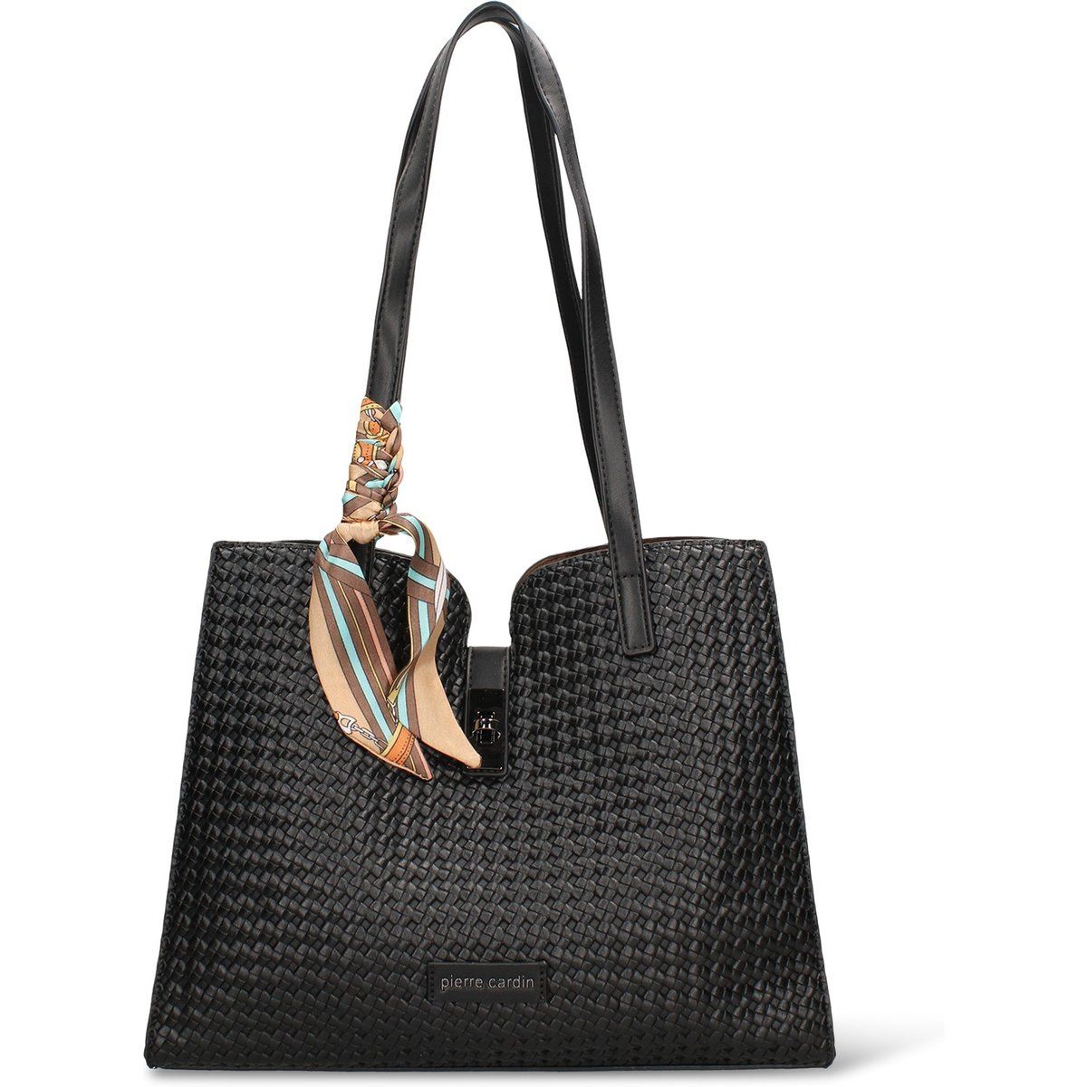 Geflochtene Shopper aus veganem Leder