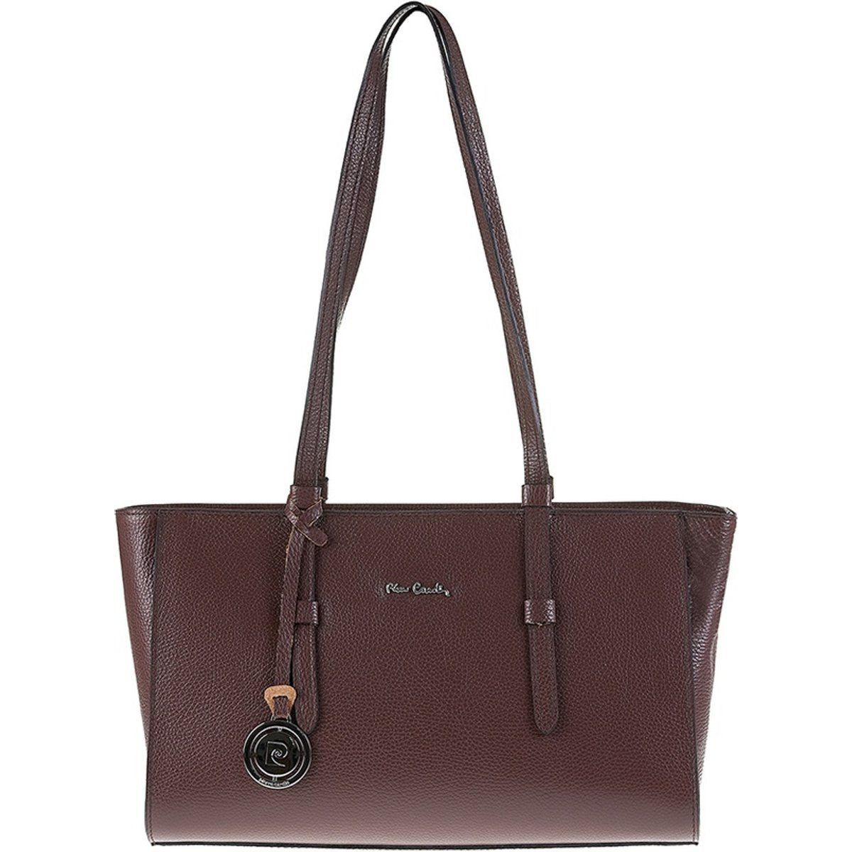 Elegante Tote-Bag aus genarbtem Leder