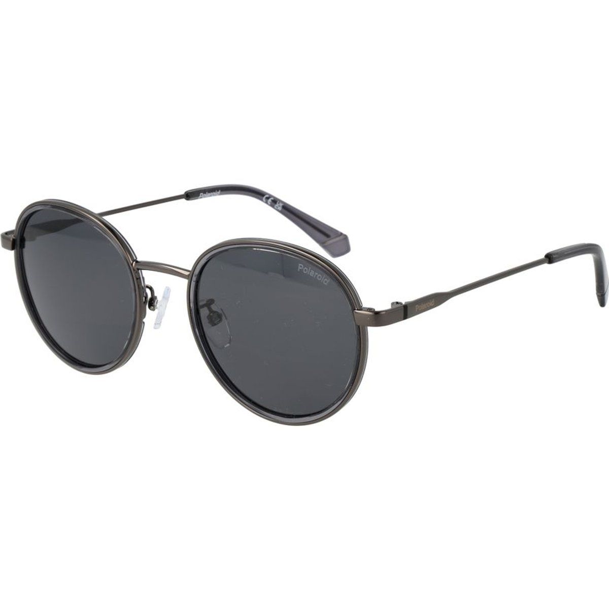 Runde Polarisierte Sonnenbrille aus Edelstahl