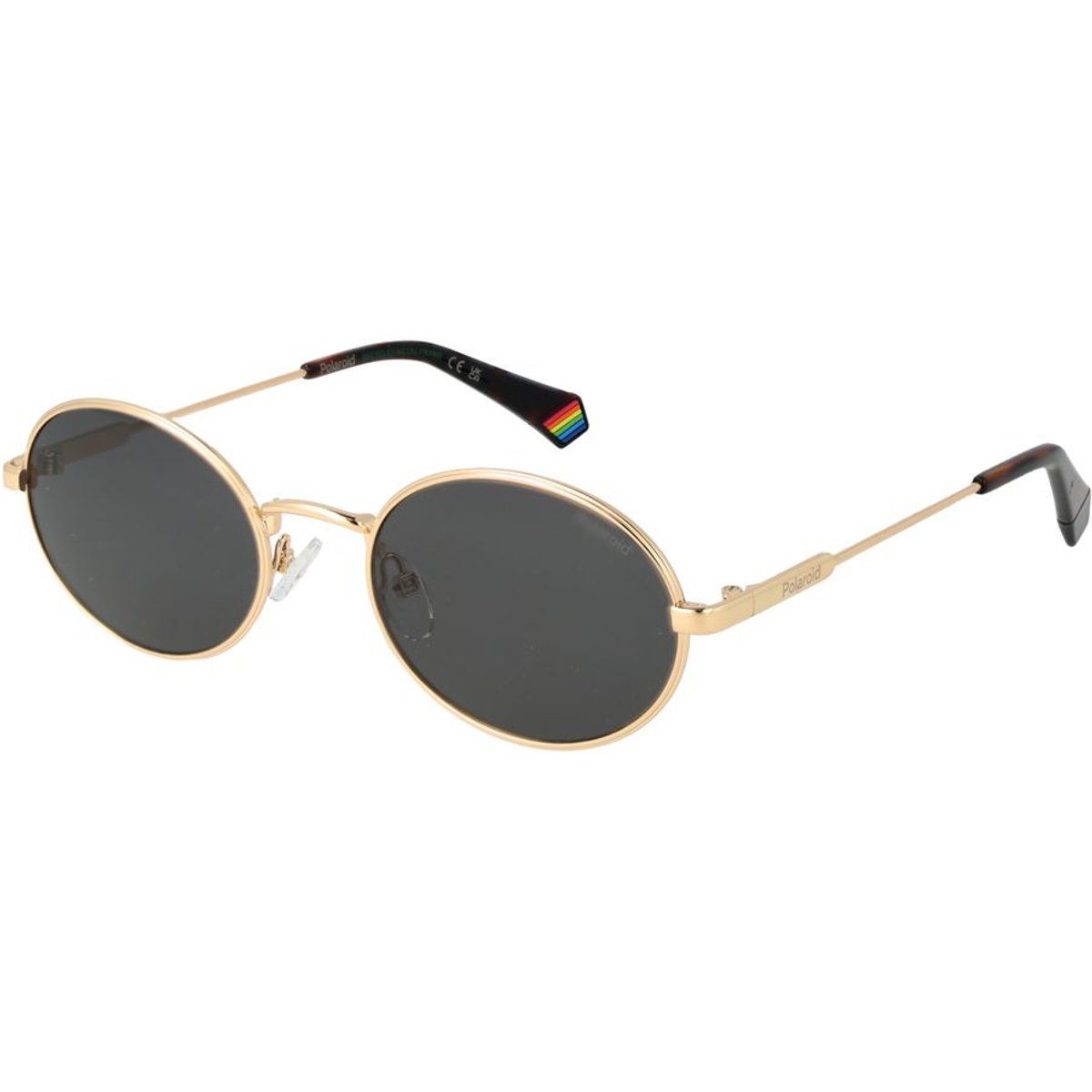 Ovale Metallrahmen-Sonnenbrille