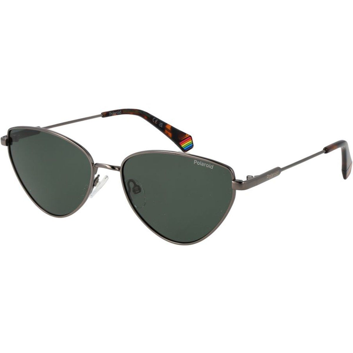 Polarisierte Cat-Eye-Sonnenbrille aus Metall
