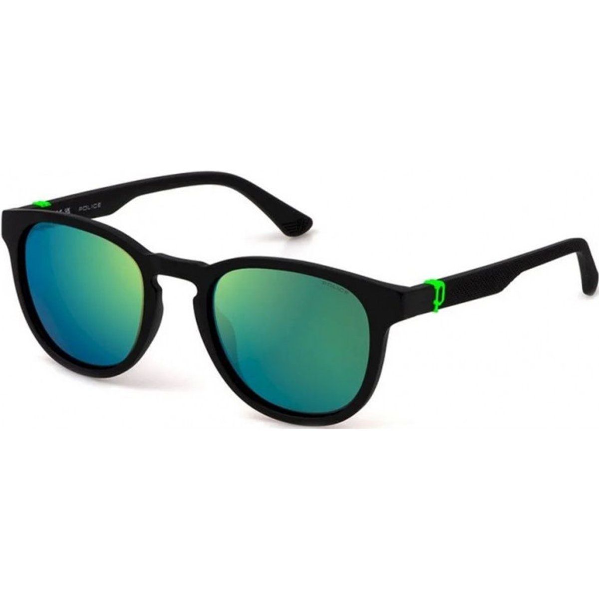 Runde verspiegelte Sonnenbrille