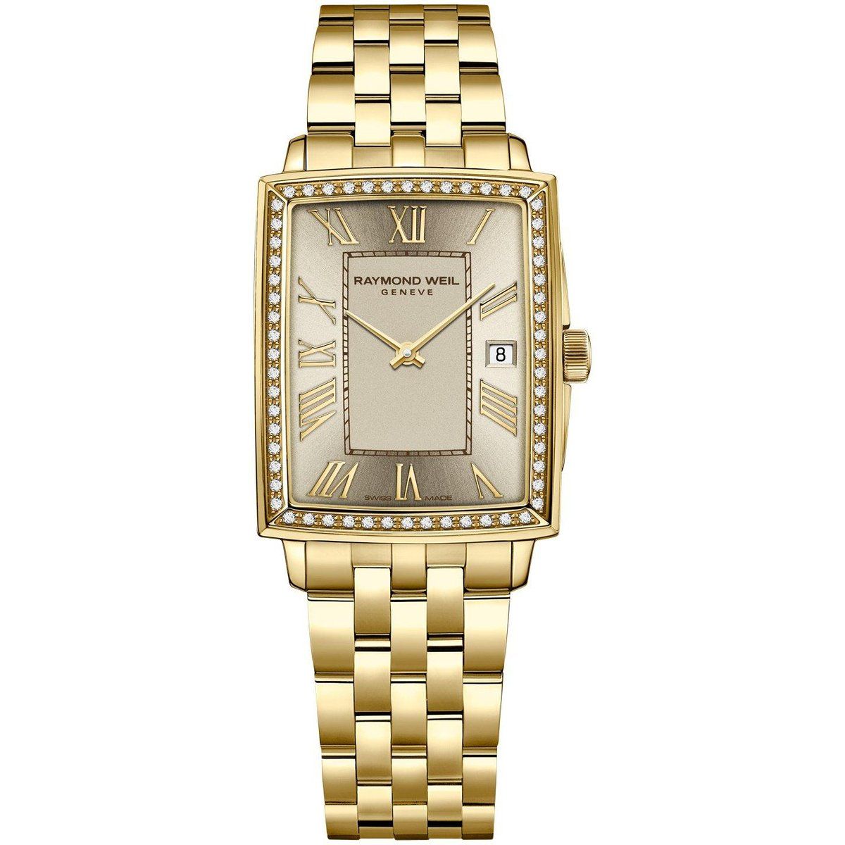 Art-Déco-Uhr mit Diamanten