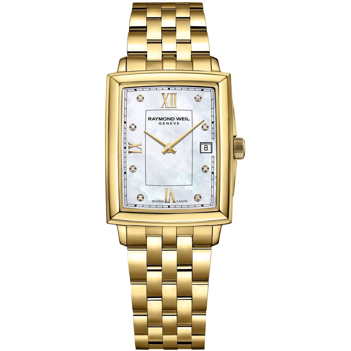 Rechteckige Armbanduhr im Art-Déco-Stil