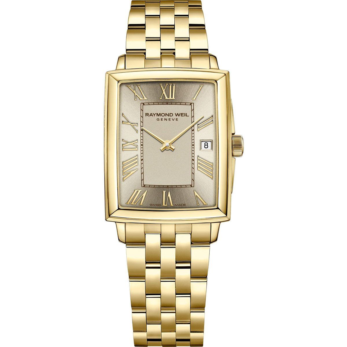 Rechteckige Armbanduhr im Art-Déco-Stil