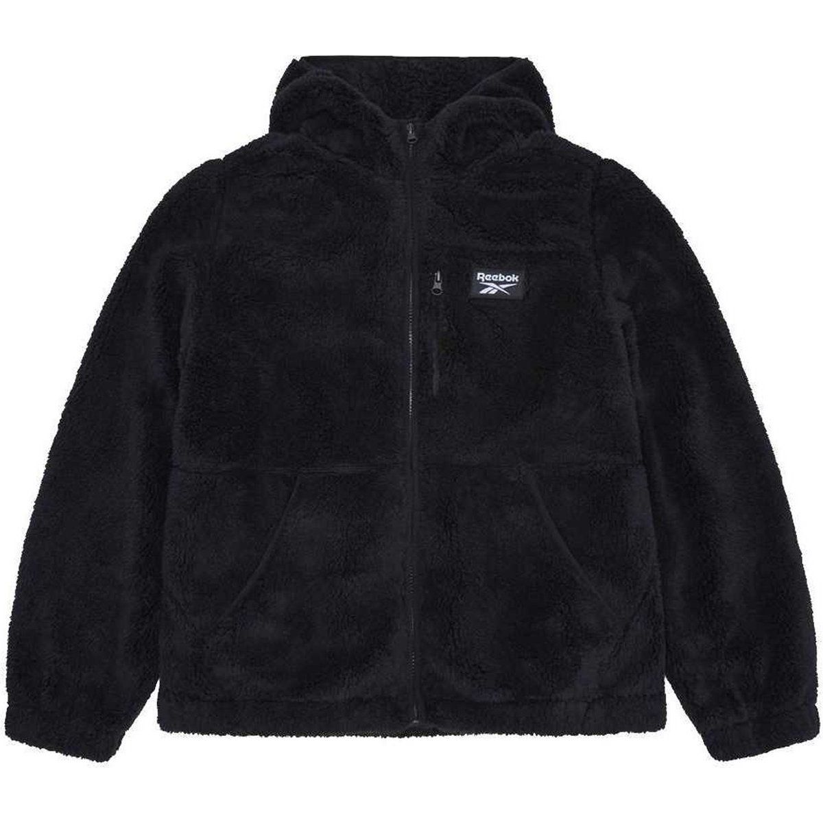 Gemütliche Kapuzenjacke aus Doppel-Fleece