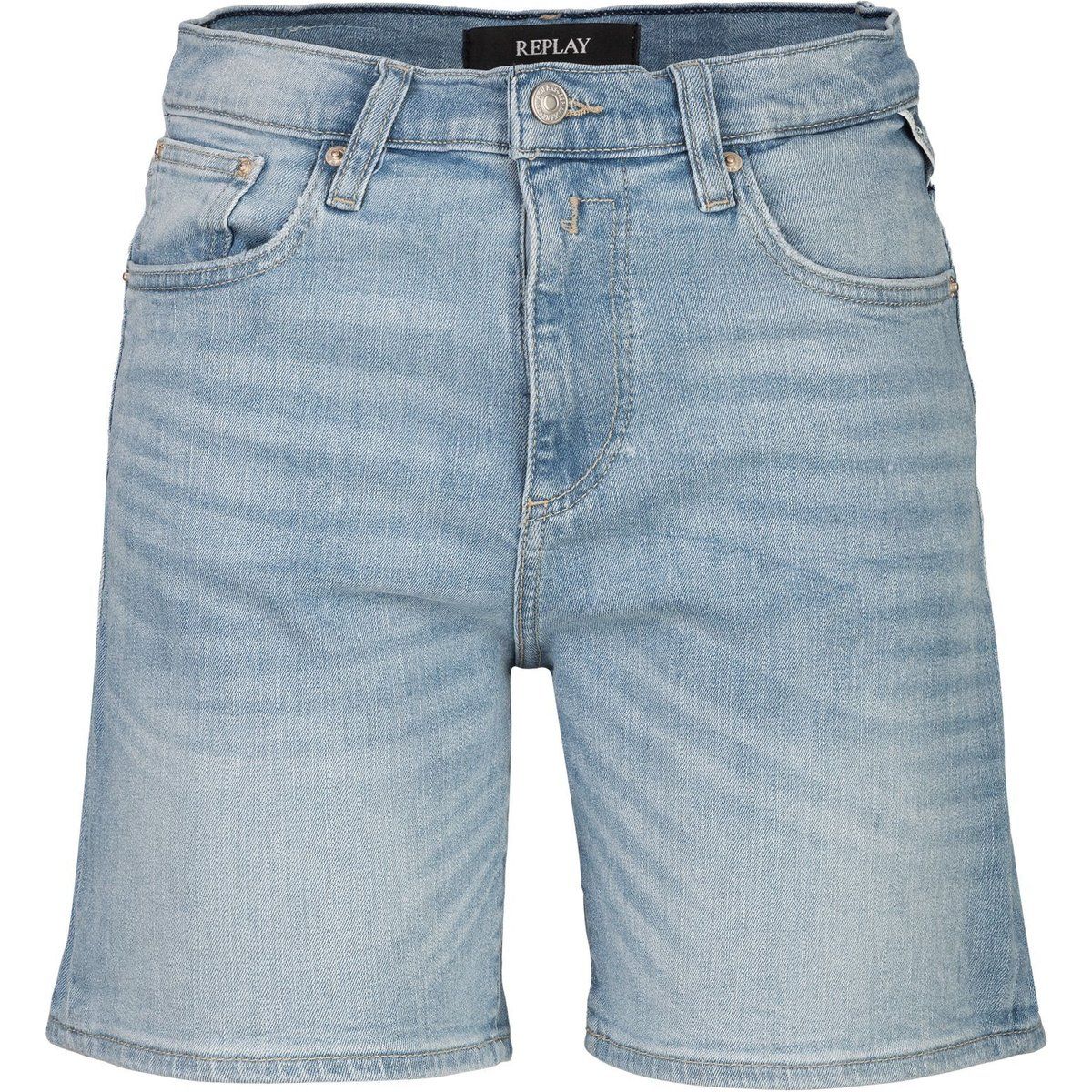 Super-Stretch Denim Bermuda-Shorts