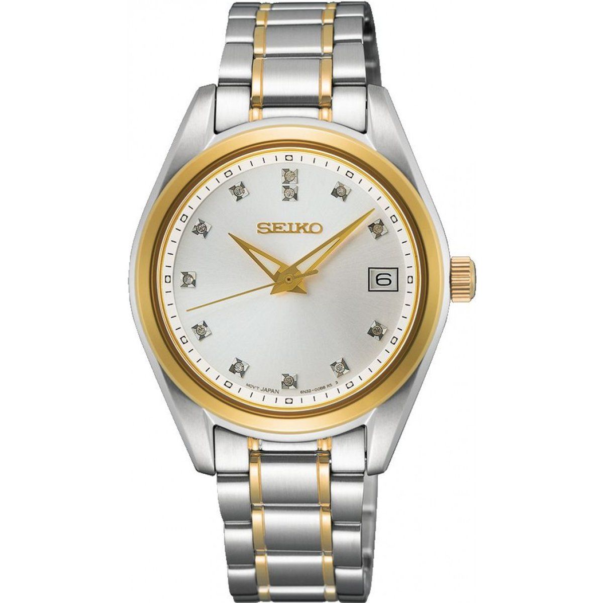 Elegante Bicolor-Damenuhr