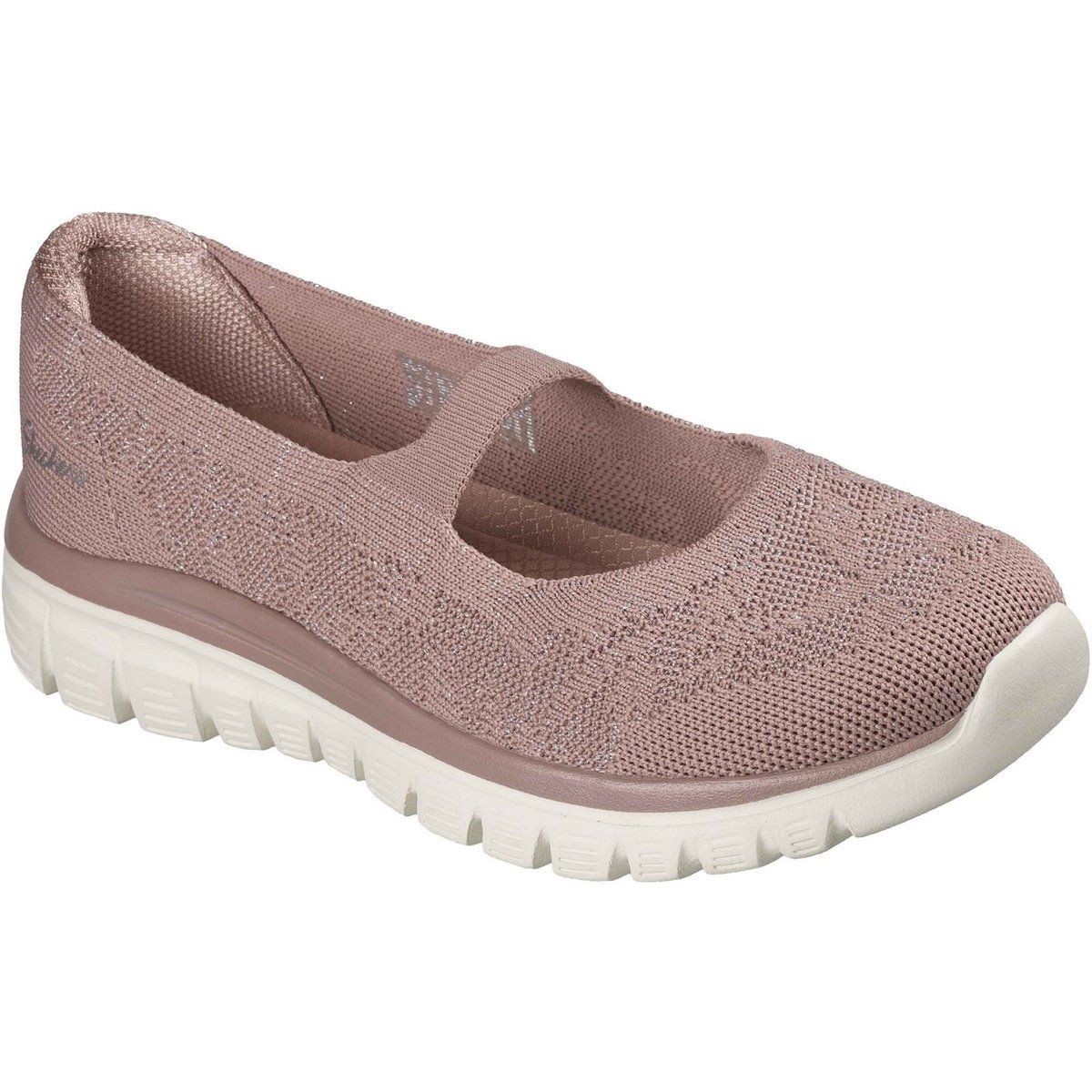 Glitzerstrick Mary Jane Sneaker