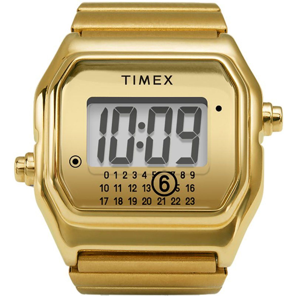 Digitale T80 Ring-Uhr mit Dehnband